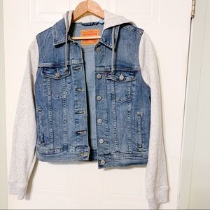 Levi’s hooded jean jacket